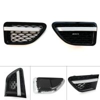 Side Vent Grille Black &amp; Sliver For Range Rover Sport Grille Left+Right