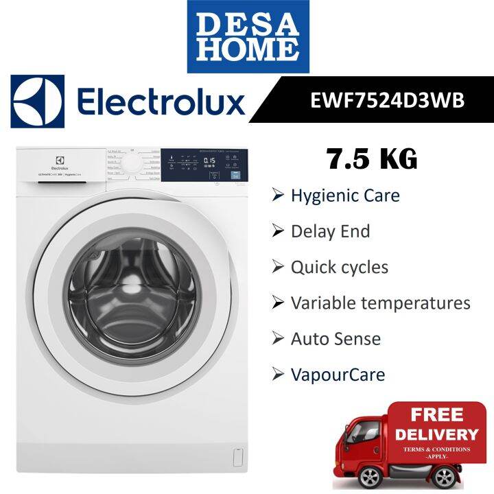 [FREE DELIVERY WITHIN KL] ELECTROLUX EWF7524D3WB 7.5KG ULTIMATECARE ...