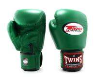 Twins special  Boxing Gloves BGVL-3 Dark green Genuine leather Muay Thai Sparring MMA K1 นวมซ้อมชก ทวินส์ สเปเชี่ยล สีเขียวเเก่ หนังแท้ 100%