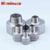 ✷☃ Pipe Fittings 304 Stainless Steel Reduce Male to Female BSPT Threaded 1/4 1/2 3/4 1 2 Water And Oil Pipe Connector Adapters