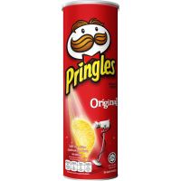 Happy moment with us ? pringles potato chip original 107g. พริงเกิลส์ มันฝรั่งแผ่นทอดกรอบรสดั้งเดิม 107 กรัม?