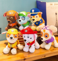 WLJL033PAW PATROL ตุ๊กตาสุนัข 20 ซม.ของเล่น PUP SKYE ZUMA ตุ๊กตาลูกสุนัขตุ๊กตาสุนั่ารักของเล่นเด็กอ่อน