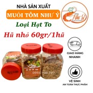 Muối Tôm Như Ý hũ nhỏ 60gr loại hạt to