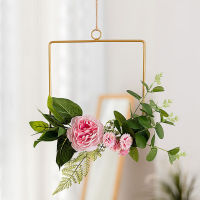 【NEW】【Penghantaran Privasi Tinggi】 Nordic Creative Wall Hangings ins Wind Iron Wall Pendant Artificial Flower Home Hanging Decoration Wall Decoration Ornaments