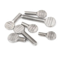 10pcs M5*16mm knob screw 304 stainless steel female finger wave plate screws flat head bolt rotating bolts nail