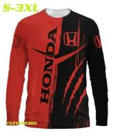 XZX180305   honda Motor shirt long sleeve for men/women clothes Racing Cycling24
