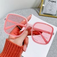 Vintage Sunglasses Women Trendy Sunglasses Korean Fashion Style Frame Eyewear