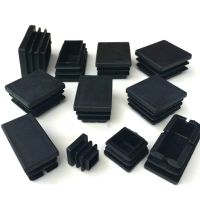 【cw】 10pcs Rectangle Plastic Blanking End Cap Tube Pipe Insert Plug Bung Table Feet 10x10 100x100mm 【hot】