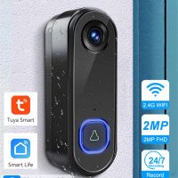 ■✓❐ TUYA WiFi Smart Visual Doorbell 1080P Camera Voice Intercom IR Night Vision Waterproof Monitoring Wireless Door Bell Alexa