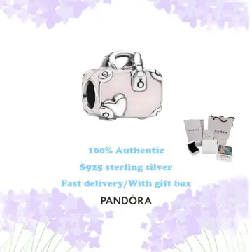 Pandora Pink Travel Bag Charm