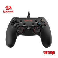 REDRAGON SATURN G807 Gamepad,จอยเกม PC แบบมีสาย,จอยสติ๊กแบบ Dual Vibration,ดาวเสาร์,สำหรับพอร์ตคอมพิวเตอร์แบบมินิ,PS3,เพลย์สเตชัน,