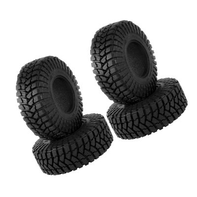4PCS 110Mm 1.9 Rubber Tire Wheel Tyre for 1/10 RC Crawler Car Traxxas TRX4 RC4WD D90 Axial SCX10 II III Redcat MST A