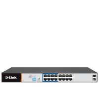 D-LINK DGS-F1018P-E 250M 16 1000 Mbps PoE Switch with 2 SFP Ports