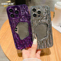 KISSCASE เคสซองนุ่มกันกระแทกเคสโทรศัพท์กระจกแต่งหน้าเคลือบอิเล็คโทรเพลทเคสสำหรับ Iphone 14 Pro Max 14pro 14 13Promax 13pro 13 12 12Promax 12pro 12 11Promax 11