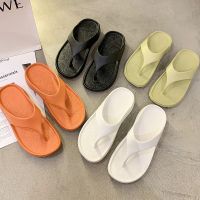 Large base beach flip-flops ins tide outdoor lovers mens cross-border South Korea female fashion cool outside slippers