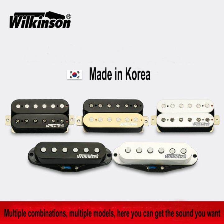 Original Wilkinson Alnico V Humbucker Guitar Pickups, Single Coil