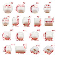 10pcs/Set Silicone Rectangle Square Round Chair Leg Caps Feet Pads Furniture Table Covers Wood Floor Protectors Dropshipping Furniture Protectors Repl