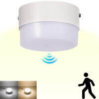 เรดาร์ Motion Sensor โคมไฟเพดาน12วัตต์ = 75วัตต์ปิดภาคเรียนลงแสง LED จุดไฟครัวดาวน์ไลท์ทางเดินบันไดหลอดไฟโคมไฟติดผนัง *