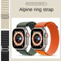 Tali Jam Kanvas ทดแทนสำหรับนาฬิกาชุด S8 Apple พิเศษตะขอเกี่ยวสายไนลอนขนาด38/40/41/42/44/45/49มม.