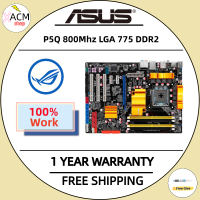 ใช้สำหรับ P5Q ASUS 800Mhz 667Mhz P5 DDR2 Q LGA 775 Motherboard ATX USB 2.0 PCI-E X16เดสก์ท็อปแผ่นเมนบอร์ดพีซี P5Q