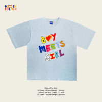 Hidden Folder (Boy Meet Girl : Tee Shirt) เสื้อยืด hiddenfolder เสื้อยืด UNISEX