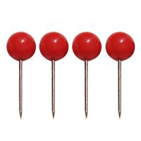 Push Map Tacks Pinboard Head Red Thumb Black Round Cork Clipsdecorative Small Tack Sewing 500 Maptack Hooks Straight Pack Craft Clips Pins Tacks