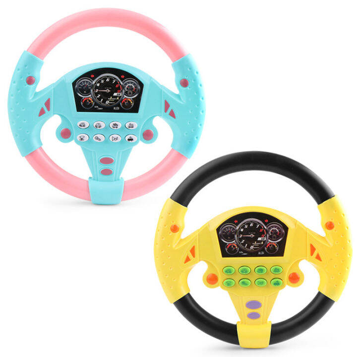 Pretend Co-pilot Steering Wheel Simulation Driving Car with Sounds for ...