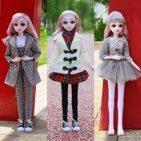 (Popular toys) แฟชั่น60เซนติเมตรเสื้อผ้าตุ๊กตาหรือเจ้าหญิงชุดลำลอง4D ลูกตา Bjd เด็กสาวของขวัญของเล่น