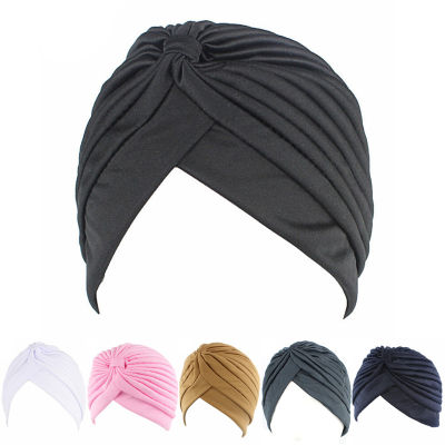 HHH Fashion Men Women Stretchable Soft Indian Style Turban Hat Head Wrap Band Cap