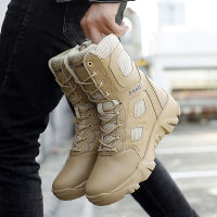 2021Military Boots Men Tactical Boots Military Training Wearable Desert Combat Boots Men Shoes Big Size 39-47 Zapatos Hombre