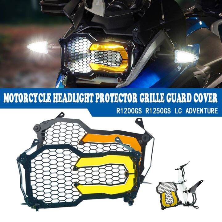 R1250 GS Motorcycle Headlight Protector Grille Guard Cover For BMW ...