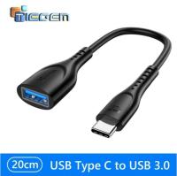 สายแปลง Type C ไปเป็น USB 3.0 A Female ( Type C OTG Adapter Cable USB 3.1 Type C Male To USB 3.0 A Female OTG Data Cord Adapter ) ยาว 20cm