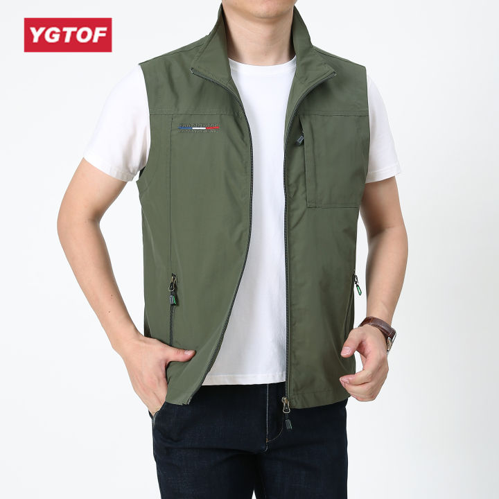 ygtof-เสื้อแจ็คเก็ตเสื้อกั๊กแขนกุดผู้ชาย-เสื้อแจ็คเก็ตเสื้อกล้ามกีฬากันลมระบายอากาศน้ำหนักเบากลางแจ้ง