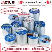 Băng keo chống thấm nước RỘNG 15CM 30CM dài 5M THẾ HỆ MỚI DÀY 4 LỚP VÀ TỐT