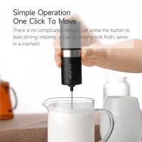 TEXMini Electric Milk Pump Handheld ABS Plastic Automatic Rotary Egg Beater  Portable Blender Foamer Chocolate Cappuccino Stirrer