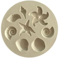 Cake Decorating Tools DIY Sea Creatures Conch Starfish Shell Fondant Cake Candy Silicone Molds Creative DIY Chocolate Mold