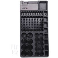 Battery Storage Organizer Holder with Tester - Battery Rack Case Box Holders Including Battery Checker For AAA AA C D 9V And Small Watch Batteries