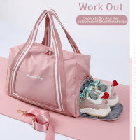 2021Outdoor Waterproof Nylon Sports Gym Bags Women Shoes Compartment Sport Bags Men Training Fitness Bag 2021 Yoga Running Handbag