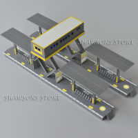 DIY Plastic Parts สําหรับโมเดลรถไฟจําลอง Scale 1:87 Pedestrian Covered Bridge Railway Station