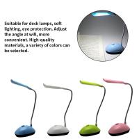 Lamp LED Lamp Table Desk Lamp Reading Lamp Foldable Dimmable AAA Battery Powered Table Light 4 LED Portable Lamp Book Light