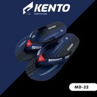 KENTO เคนโตะ รองเท้าแตะแบบหนีบ รองเท้าหูคีบ รุ่นMD22-กรม ไซส์35-46 ใส่ได้ทุกเพศทุกวัย