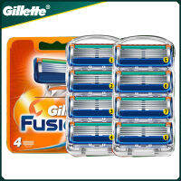 【DT】 hot  Gillette Fusion Razor Blades 5 Layers Manual Shaving Head Replacement Professional Beard Shaver Blades for Man Face Safety Care