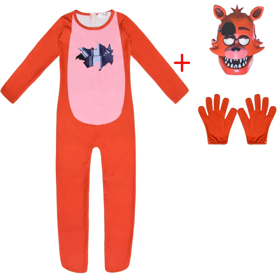 Phantom Freddie Kids Halloween Costumes Boys Anime FNAF Cosplay Bodysuit  Girls Jumpsuits Game Character Carnival Party Clothing - AliExpress