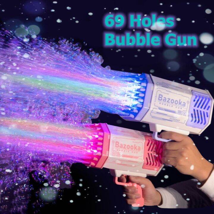 【Beautifu1 life】bubble gun bubble machine bubbles toy for kids