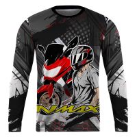 2023 NEW   v3 nmax T SHIRT premium dri-fitmotorcycle T SHIRT cycling T SHIRT long shirt  (Contact online for free design of more styles: patterns, names, logos, etc.)