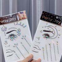 hot【DT】 Glitter Rhinestone Face Jewelry Stickers Facial Makeup Eyeliner Fake Tattoos Tools