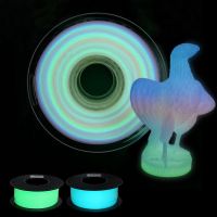 Glow In The Dark PLA Filament 3D Printer Sublimation Noctilucent Plastic Material For 3D Printing Noctilucous Rainbow Green Blue [NEW]