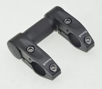 TranzX 25.4mm Folding Bike Bike Stem Adapter Riser For Folding Bike DA hon SP8 Twin-Holder Double Adjust Angle Riser Stem