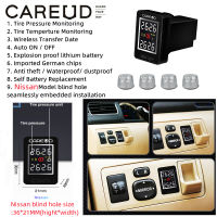 CAREUD U912-WF-S ภายนอก TPMS รถยนต์ TPMS TPMS ระบบตรวจสอบความดันลมยางรถยนต์นิสสันรูตาบอดความต้องการขนาดร่อง 36 * 21 มม. (H * W)