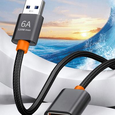 120w Data Cable Usb Extension Cable 3.0 Male To Female Computer Stick Mouse Connection Keyboard USB Printer Cable Data Data 2.0 Game Extended Cable T9H7